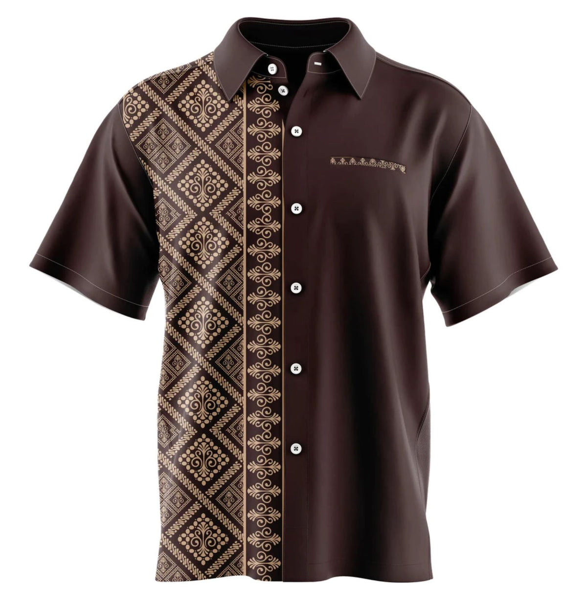 Exclusive Men's Sublimation Batik Corporate Shirt - Pattern 2026/2027