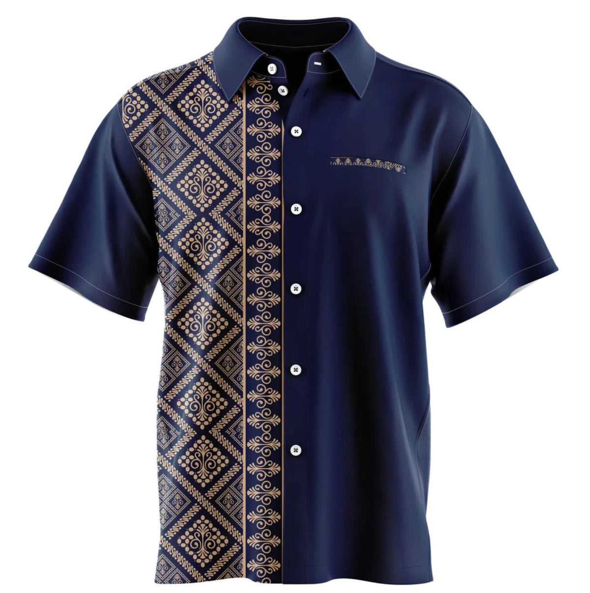 Exclusive Men's Sublimation Batik Corporate Shirt - Pattern 2026/2027