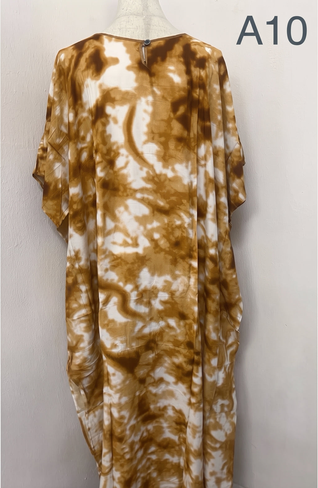Women's 100% Cotton Terengganu Batik Kaftan – Breathable Long Loungewear & Sleepwear